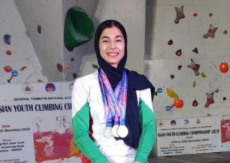 دختر سنگنورد ایران: می‌خواهم رکورد جهان را بشکنم