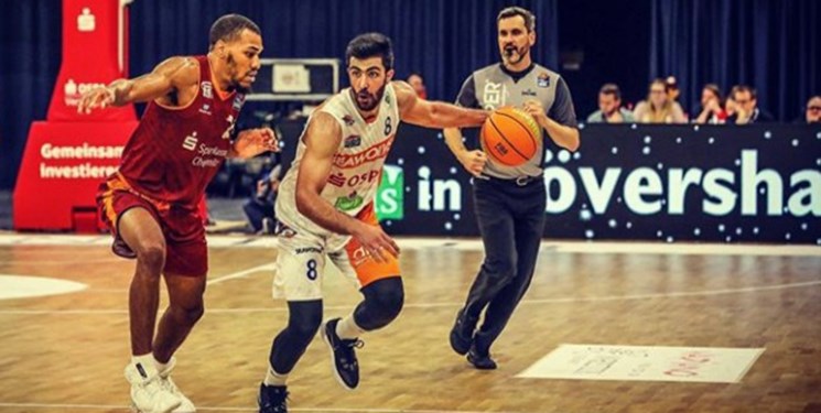 لیگ بسکتبال آلمان| دوری ۳ ماهه همبازی ملی‌پوش ایرانی در روستوک