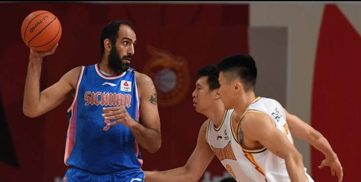 لیگ بسکتبال چین| پنجمین برد سیچوآن با تریپل دبل حدادی