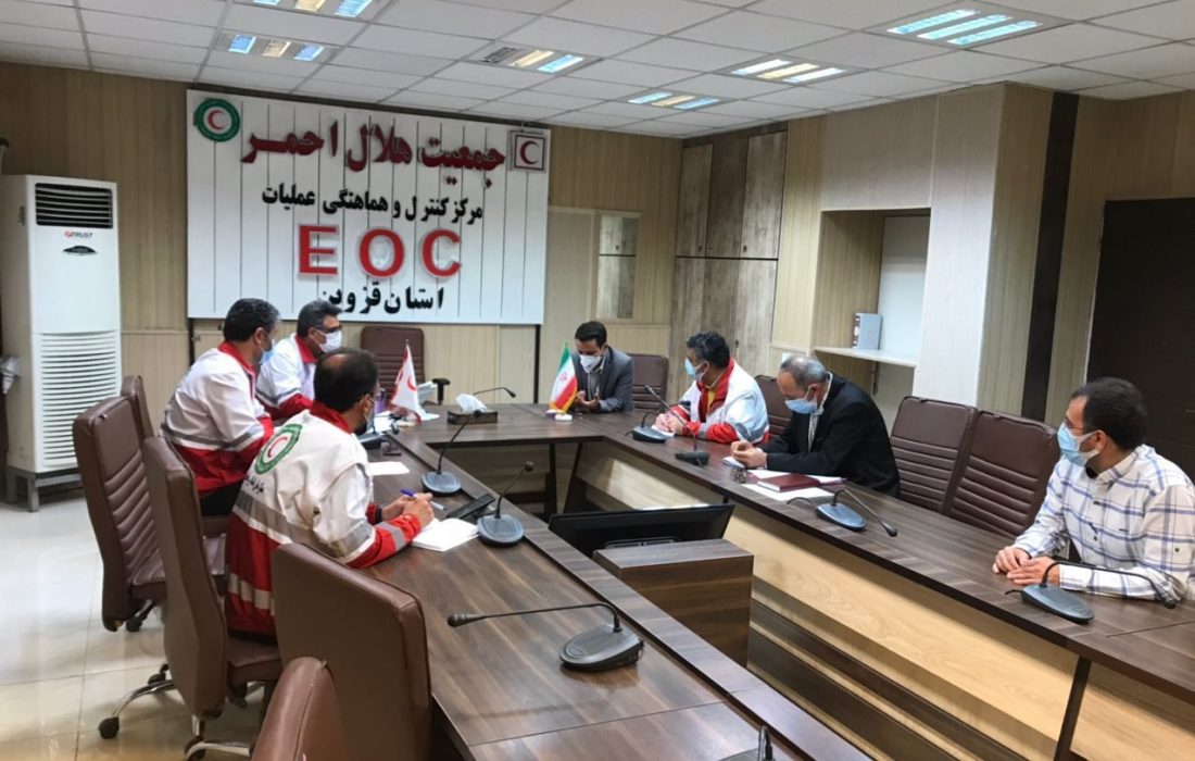 دیدار معاون امداد و نجات جمعیت هلال احمر و رئیس هیئت کوهنوردی استان قزوین