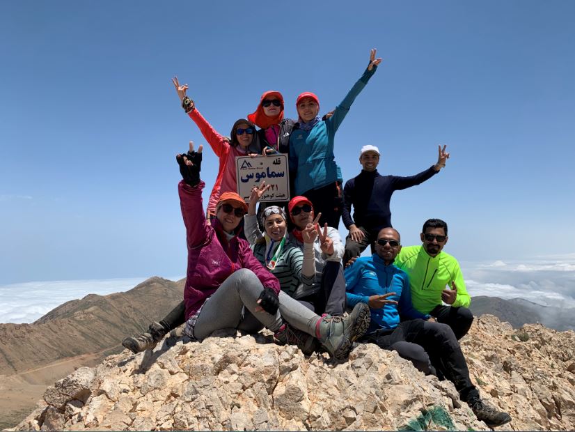 گزارش صعود به قله سماموس