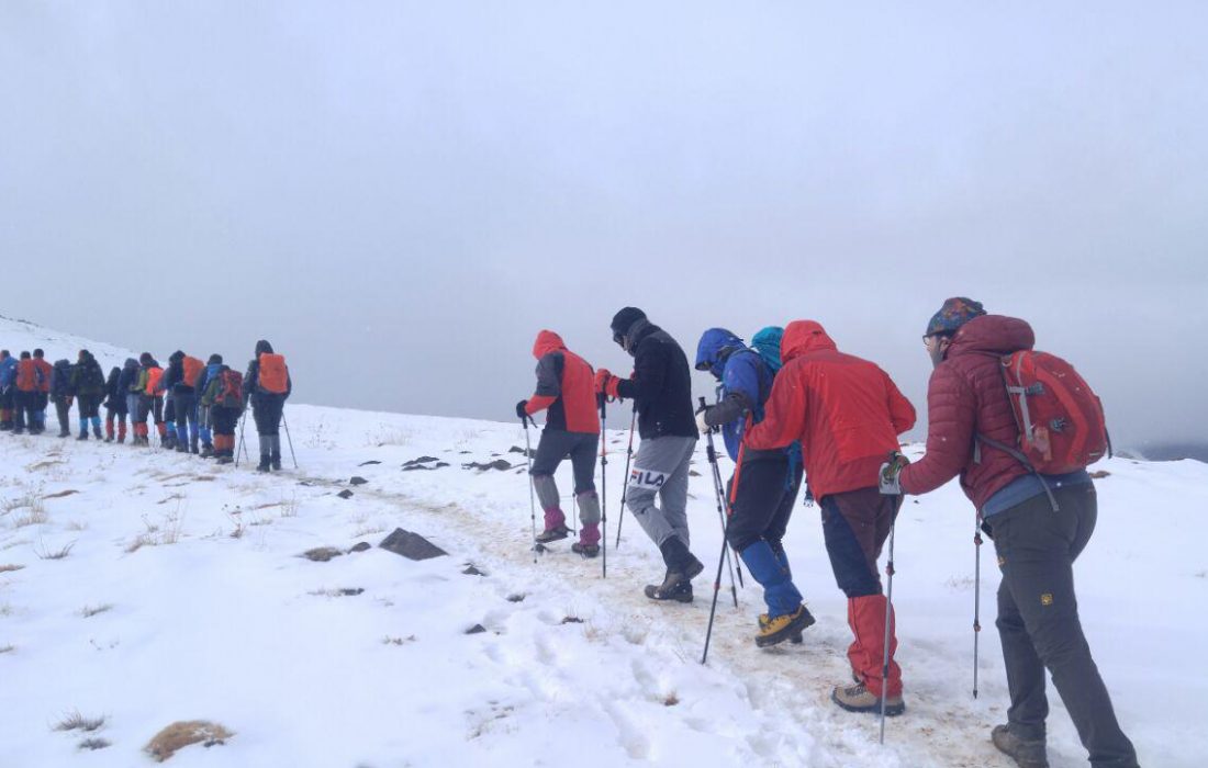 گزارش صعود به قله شیرباد – ۲۵ آبان ۹۷