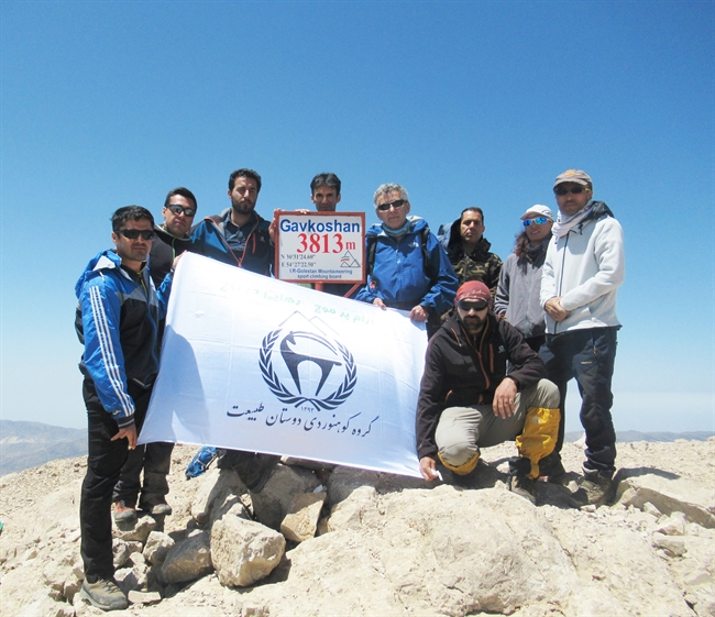 گزارش صعود به قله گاوکشان بام استان گلستان