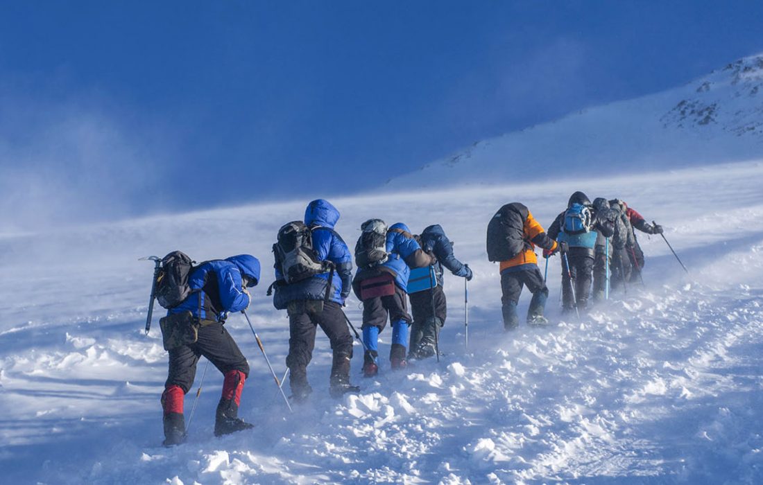 هشدارهای لازم در یک کوهپیمایی زمستانی
