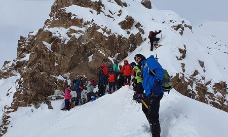 گزارش برنامه تلاش صعود قله ساکا از دو مسیر ۱۳۹۹/۱۰/۵