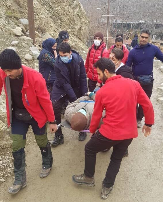 حادثه کوهنوردی در ارتفاعات درکه