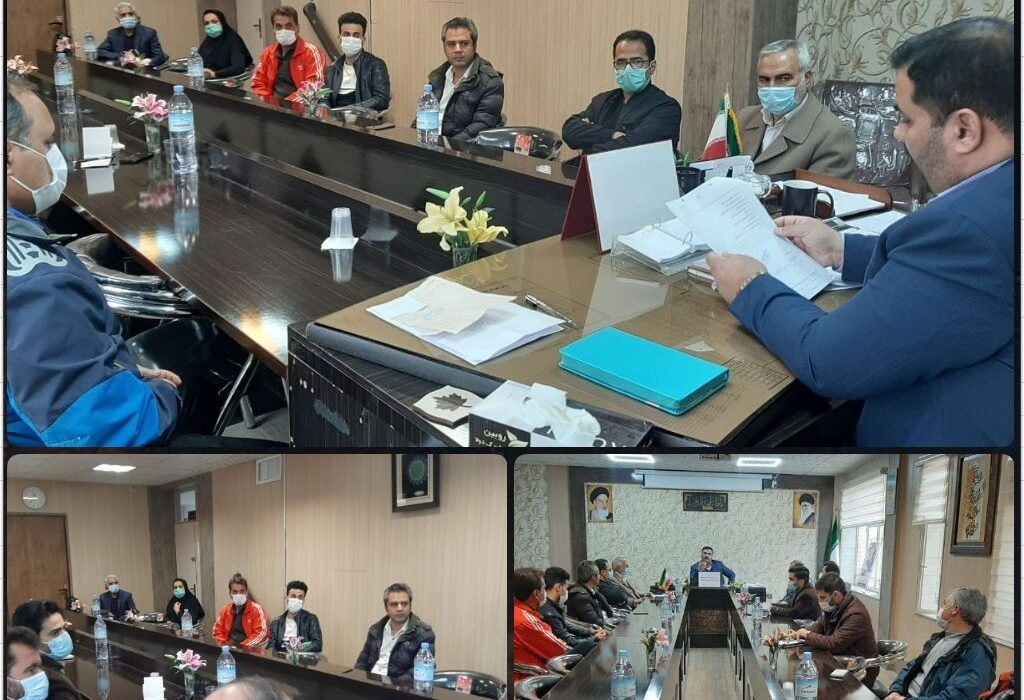 جلسه مشترک هیئت کوهنوردی و صعودهاي ورزشي شهرستان تربت حيدريه با ریاست محترم اداره ورزش و جوانان اين شهرستان؛