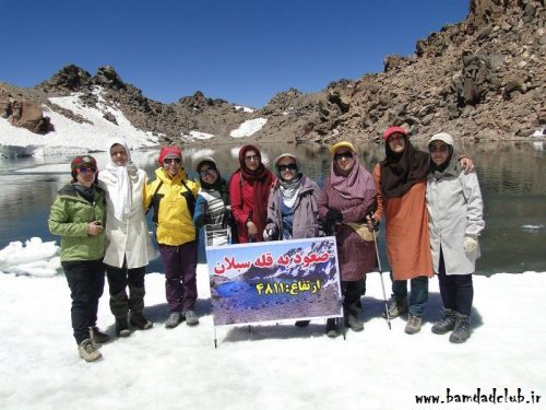 گزارش برنامه صعود قله سبلان ۴-۶ تیرماه ۹۶