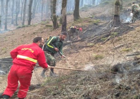 تلاطم آتش در گیلان/ خطر همچنان استان را تهدید می‌کند