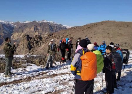 کوهنوردان در منطقه حفاظت شده آق‌داغ خلخال آموزش زیست محیطی دیدند