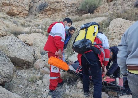 نجات کوهنورد گرفتار شده در ارتفاعات خراسان شمالی