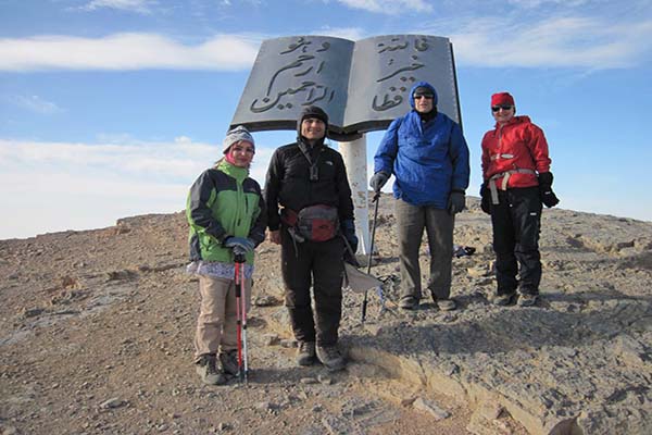 گزارش صعود به قله شیرکوه یزد