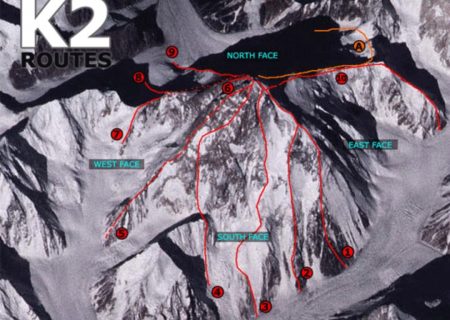 مسیرهای K2