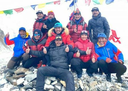 آخرین تصاویر منتشر شده از سوی فاتحان نخستین صعود زمستانه قله کی۲
