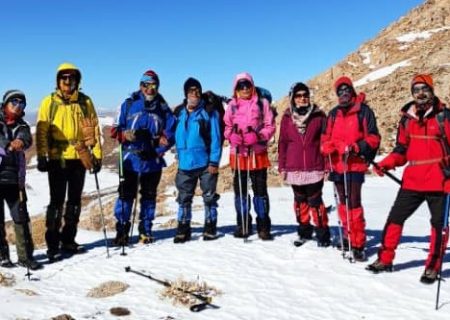 گزارش برنامه صعود زمستانه قله قوچ خوس و کرسملو