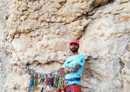 مربی سنگنوردی بوشهری در لیست طراحان مسیر صعود های ورزشی فدراسیون