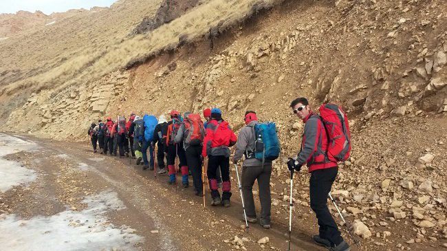 گزارش صعود قله سماموس ۹۵