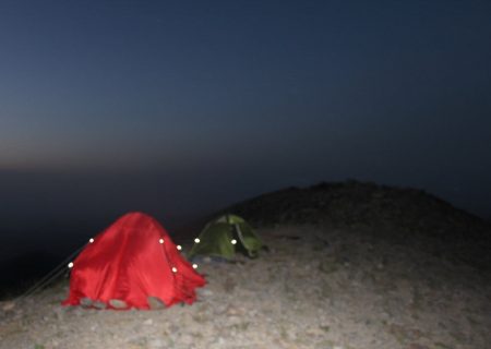 گزارش : صعود به قله کمال ،افطار و شب مانی در قله