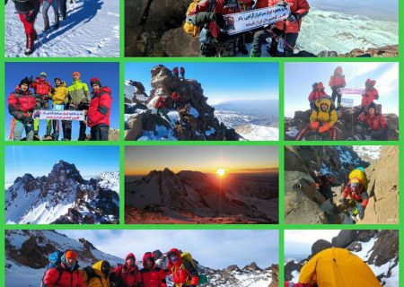 صعود زمستاني موفقيت آميز قلل پنجگانه سبلان توسط همنوردان کانون کوهنوردان اوراز نقده