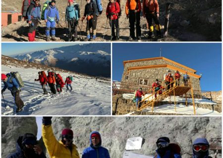 اولین صعود زمستانی گروه کوهنوردی کرند غرب