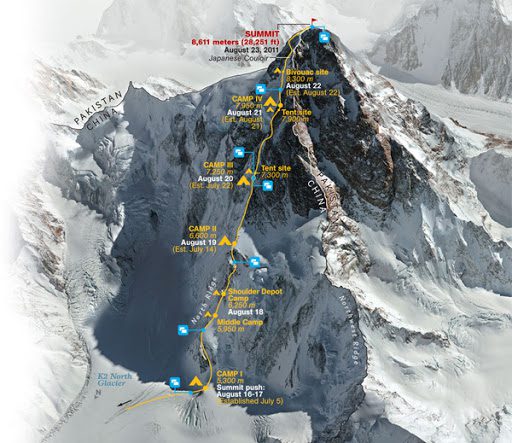 اکسپدیشن زمستانی ۲۰۲۱ کوه K2 با حوادث تلخی رو به اتمام است