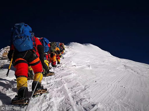 خط زمانی تمرین برای کوهنوردی