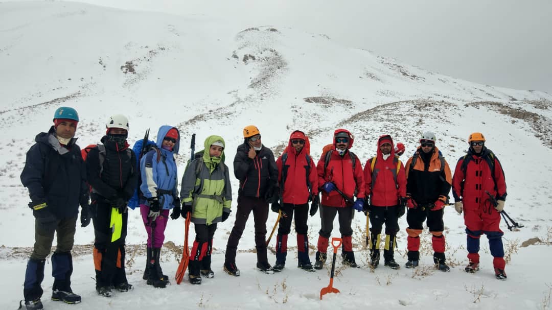 کوهنوردان هرمزگانی دوره آموزشی نجات در برف (بهمن شناسی) را گذراندند