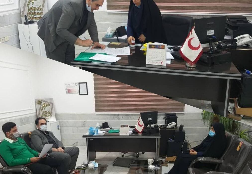 انعقاد تفاهم نامه فی مابین جمعیت هلال احمرو هیات کوهنوردی و صعودهای ورزشی شهرستان دلیجان