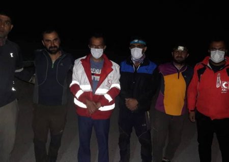 نجات ۳ نفر در ارتفاعات گچساران