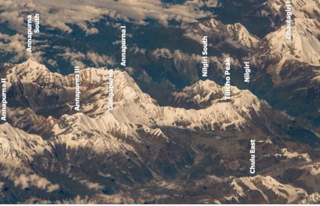 آناپورنا از ایستگاه فضایی بین‌المللی