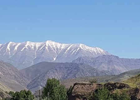 بارشهای دو روز گذشته در ارتفاعات البرز مرکزی