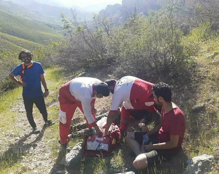 نجات جوان ۳۱ ساله را در ارتفاعات هاور استان خراسان شمالی