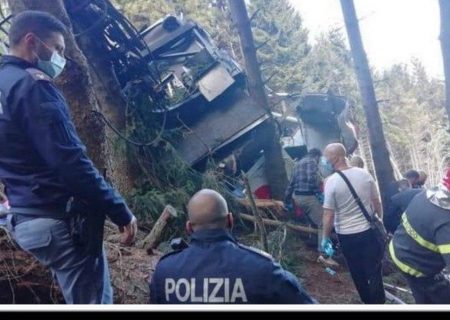 ۱۴ کشته در اثر سقوط تله‌کابین در ایتالیا