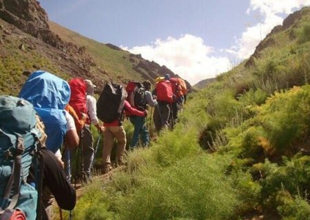 نجات  کوهنوردان از ارتفاعات حوالی اتوبان تهران – شمال