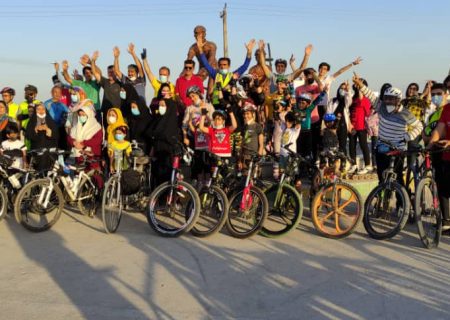 برگزاری همایش دوچرخه سواری در برازجان