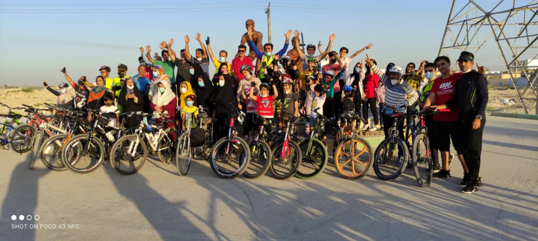 برگزاری همایش دوچرخه سواری در برازجان