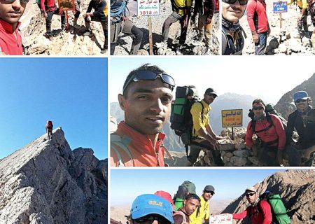 اجرای فنی‌ترین برنامه خط الرأس ایران توسط کوهنوردان کاشمری