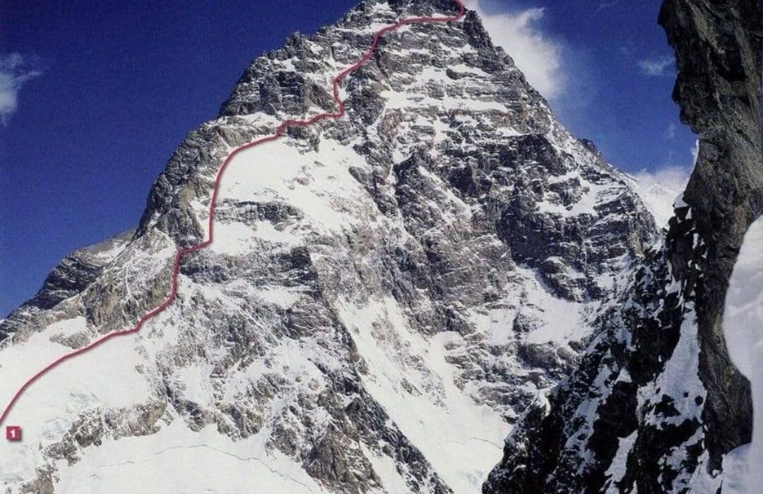 تکرار مسیر رخ غربی k2 پس از ۴۰ سال
