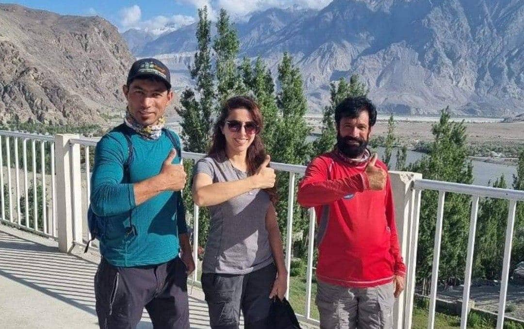 کوهنوردان پاکستانی در راه صعود گاشربروم۲