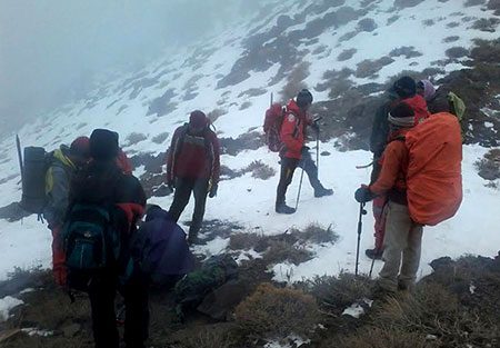جستجو و نجات ۱۳ کوهنورد گمشده در ارتفاعات کوهستان یامان‌داغی