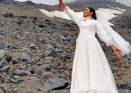 دختر کوه‌نورد تُرک با کوه “آغری داغ” ازدواج کرد