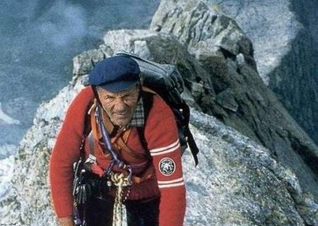 ریکاردو کاسین از بزرگ‌ترین چهره‌های کوه‌نوردی جهان