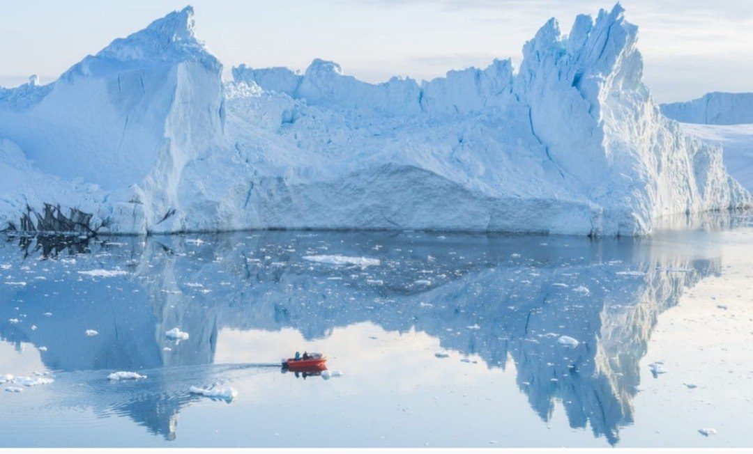 گرمایش زمین و نخستین بارش باران بر فراز کلاهک یخی گرینلند