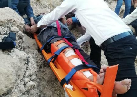 سقوط مردی ۴۰ ساله در شهرستان بختگان