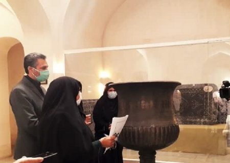 جام دوستکامی در موزه حرم رضوی رونمایی شد