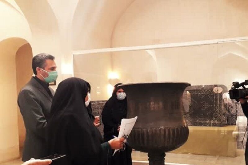 جام دوستکامی در موزه حرم رضوی رونمایی شد