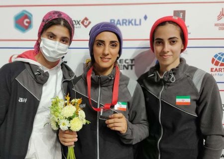 سنگنورد زن زنجانی در مسابقات قهرمانی جهان روسیه به نشان برنز رسید