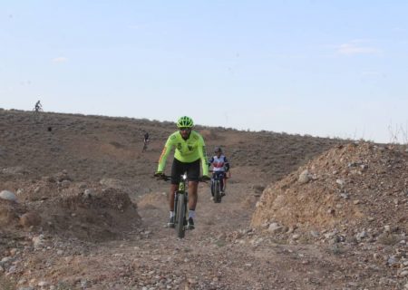 برگزاری مسابقه دوچرخه کوهستان به مناسبت هفته دولت در شهرستان فسا استان فارس