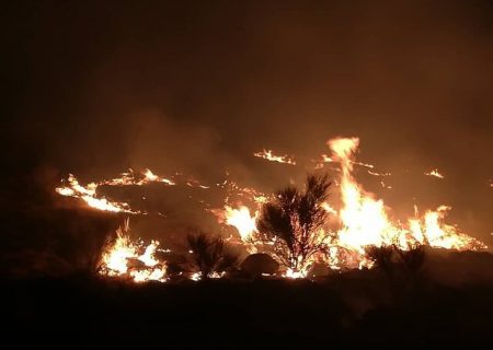 آتش کوه دراک شیراز خاموش شد