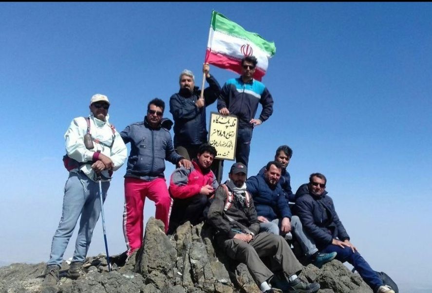 ثبت قله پلنگاه توسط باشگاه کوهنوردی جوین
